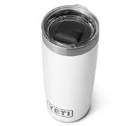 YETI Rambler 10 oz (295 ml) Tumbler, White | Stainless Steel Coffee Travel Mug with MagSlider Lid (Not Leakproof), Insulated Coffee Cup Keeps Drinks Hot or Cold