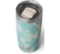 YETI Rambler 10 oz (295 ml) Tumbler with Removable Magslider Lid, Stainless Steel Vacuum Insulated Coffee Cup, Sea View