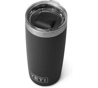 YETI Rambler 10 oz (295 ml) Tumbler with Removable Magslider Lid, Stainless Steel Vacuum Insulated Coffee Cup, Black