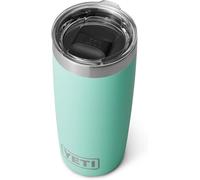 YETI Rambler 10 oz (295 ml) Tumbler with Removable Magslider Lid, Stainless Steel Vacuum Insulated Coffee Cup, Seafoam