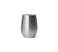 YETI Rambler 10 oz (295 ml) Wine Tumbler with Durasip Ceramic Lining and Removable Magslider Lid, Vacuum Insulated Stainless Steel Tumbler, Stainless Steel