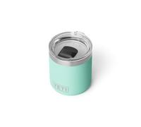 YETI Rambler 10 oz (295 ml) Lowball with DuraSip Ceramic Lining, Vacuum Insulated Stainless Steel Stackable Lowball with MagSlider Lid, Seafoam