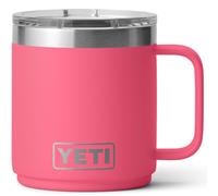YETI Rambler Mug, Vacuum Insulated Stainless Steel Stackable Mug with Magslider Lid, Tropical Pink, 10 oz (296 ml)