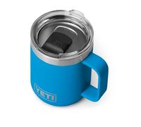 YETI Rambler 10 oz Stackable Mug, Vacuum Insulated, Stainless Steel with MagSlider Lid, Big Wave Blue