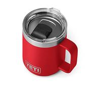 Yeti Rambler 10 oz Stackable Mug, Vacuum Insulated, Stainless Steel with MagSlider Lid, Rescue Red