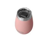 YETI Rambler 10 oz Wine Tumbler, Vacuum Insulated, Stainless Steel with MagSlider Lid, Sandstone Pink