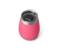 YETI Rambler 10 oz Wine Tumbler, Vacuum Insulated, Stainless Steel with MagSlider Lid, Tropical Pink