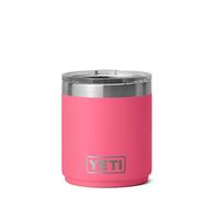 YETI Rambler Lowball, Vacuum Insulated Stainless Steel Stackable Lowball with MagSlider Lid, Tropical Pink, 10 oz (296 ml)