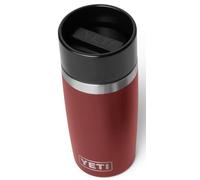 YETI Rambler 12 oz (355 ml) Travel Bottle with 100% Leakproof Hotshot Commuter Cap, Vacuum Insulated Stainless Steel Coffee Flask for Travel & Commute, Stag Red