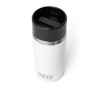 YETI Rambler 12 oz (355ml) Travel Bottle, White | Drinks Bottle & Coffee Flask for Hot Drinks, Leakproof Commuter Cap, Backpack-Friendly Insulated Coffee Cup