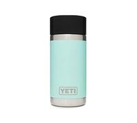 YETI Rambler 12 oz Bottle, Stainless Steel, Vacuum Insulated, with Hot Shot Cap, Seafoam