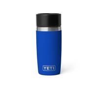 YETI Rambler 12 oz (355 ml) Travel Bottle with 100% Leakproof Hotshot Commuter Cap, Vacuum Insulated Stainless Steel Coffee Flask for Travel & Commute, Royal Blue