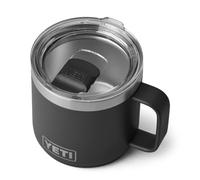 YETI Rambler 14 oz (414 ml) Stackable Coffee Mug, Black | Travel Mug with Durasip Ceramic Lining, Insulated Coffee Cup with MagSlider Lid (Not Leakproof), Dishwasher Safe
