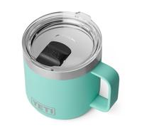 YETI Rambler 14 oz (414 ml) Stackable Coffee Mug, Seafoam | Travel Mug with Durasip Ceramic Lining, Insulated Coffee Cup with MagSlider Lid (Not Leakproof), Dishwasher Safe