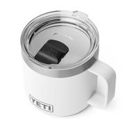 YETI Rambler 14 oz (414 ml) Stackable Coffee Mug, White | Travel Mug with Durasip Ceramic Lining, Insulated Coffee Cup with MagSlider Lid (Not Leakproof), Dishwasher Safe