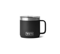 YETI Rambler 14 oz Ceramic Lined Stackable Mug, Vacuum Insulated, Stainless Steel with MagSlider Lid, Black