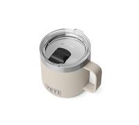 YETI Rambler 14 oz Ceramic Lined Stackable Mug, Vacuum Insulated, Stainless Steel with MagSlider Lid, Cape Taupe