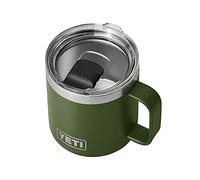 YETI Rambler 14 oz Mug, Vacuum Insulated, Stainless Steel with MagSlider Lid, Highlands Olive