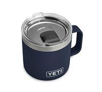 YETI Rambler 14 oz Mug, Vacuum Insulated, Stainless Steel with MagSlider Lid, Navy