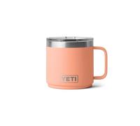 YETI Rambler 14 oz Stackable Mug, Vacuum Insulated, Stainless Steel with MagSlider Lid, Lowcountry Peach