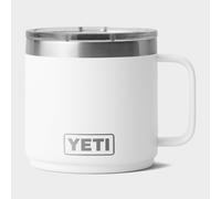 YETI Rambler 14 oz (414 ml) Stackable Mug with Durasip Ceramic Lining, Stainless Steel Vacuum Insulated Coffee Cup with Removable Magslider Lid, White