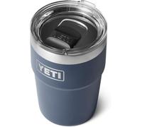 YETI Rambler 16 oz (473 ml) Stackable Cup with Removable Magslider Lid, Stainless Steel Vacuum Insulated Coffee Cup, Navy