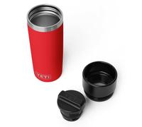 YETI Rambler 16 oz (473 ml) Travel Bottle, Rescue Red | Drinks Bottle & Coffee Flask for Hot Drinks, Leakproof Commuter Cap, Backpack-Friendly Insulated Coffee Cup