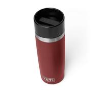 YETI Rambler 16 oz (473 ml) Travel Bottle (Stag Red) - Drinks Bottle & Coffee Flask for Hot Drinks with Leakproof Commuter Cap - Backpack-Friendly Insulated Coffee Cup - 5 Year Warranty
