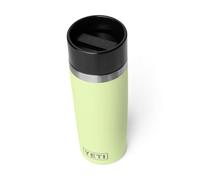 YETI Rambler 16 oz (473 ml) Travel Bottle with 100% Leakproof Hotshot Commuter Cap, Vacuum Insulated Stainless Steel Coffee Flask for Travel & Commute, Grasshopper