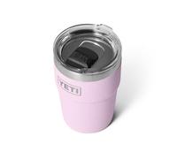 YETI Rambler 16 oz Stackable Tumbler, Vacuum Insulated, Stainless Steel with MagSlider Lid, Cherry Blossom