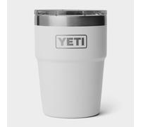 YETI Rambler Cup, Vacuum Insulated Stainless Steel Stackable Cup with Magslider Lid, White, 16 oz (475 ml)