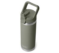 Yeti Coolers - Rambler Bottle C Straw - Insulated bottle size 532 ml, olive/grey