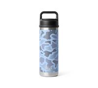 YETI Rambler 18 oz Bottle, Vacuum Insulated, Leakproof, Stainless Steel with Chug Cap, Blue Camo