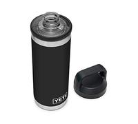 YETI Rambler 18 oz Bottle, Vacuum Insulated, Stainless Steel with Chug Cap, Black