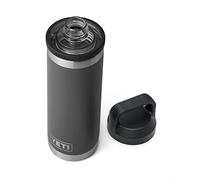 YETI Rambler 18 oz Bottle, Vacuum Insulated, Stainless Steel with Chug Cap, Charcoal