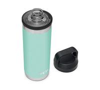 YETI Rambler 18 oz Bottle, Vacuum Insulated, Stainless Steel with Chug Cap, Seafoam