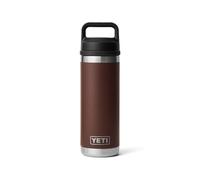 YETI Rambler 18 oz Bottle, Vacuum Insulated, Stainless Steel with Chug Cap, Wetlands Brown