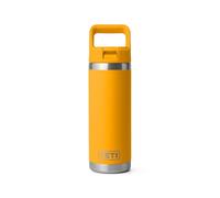YETI Rambler 18 oz Bottle, Vacuum Insulated, Stainless Steel with Straw Cap, Beekeeper
