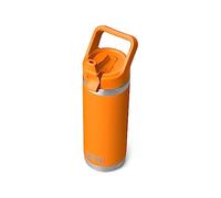 Yeti Rambler 18 oz Bottle, Vacuum Insulated, Stainless Steel with Straw Cap, King Crab