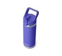 YETI Rambler 18 oz Bottle, Vacuum Insulated, Stainless Steel with Straw Cap, Ultramarine Violet