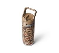 YETI Rambler 18 oz Bottle, Vacuum Insulated, Stainless Steel with Straw Cap, Wetlands Camo