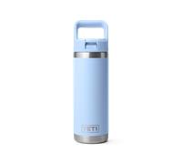 Yeti Rambler 18 Oz Colour Straw Bottle - Big Sky Blue - Light Blue