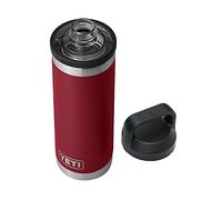 Yeti Rambler 18oz Bottle, Vacuum Insulated, Stainless Steel with Chug Cap, Harvest Red