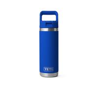 YETI Rambler C Straw Bottle, Stainless Steel Vacuum Insulated Bottle with Leakproof Straw Cap, Royal Blue, 18 oz (532 ml)