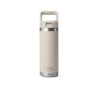 YETI Rambler C Straw Bottle, Stainless Steel Vacuum Insulated Bottle with Leakproof Straw Cap, Cape Taupe, 18 oz (532 ml)