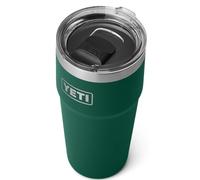 YETI Rambler 20 oz (591 ml) Stackable Cup, Black Forest Green