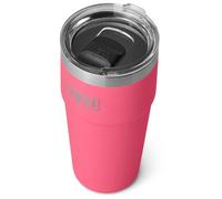 YETI Rambler 20 oz (591 ml) Stackable Cup (Tropical Pink) - Stainless Steel Coffee Cup with MagSlider Lid (Not Leakproof) - Insulated Coffee Tumbler Keeps Drinks Hot or Cold - 5 Year Warranty
