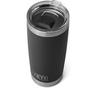 YETI Rambler 20 oz (591 ml) Tumbler, Black | Stainless Steel Coffee Travel Mug with MagSlider Lid (Not Leakproof), Insulated Coffee Cup Keeps Drinks Hot or Cold