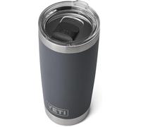 YETI Rambler 20 oz (591 ml) Tumbler with Removable Magslider Lid, Stainless Steel Vacuum Insulated Coffee Cup, Charcoal