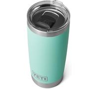 YETI Rambler 20 oz (591 ml) Tumbler with Removable Magslider Lid, Stainless Steel Vacuum Insulated Coffee Cup, Seafoam